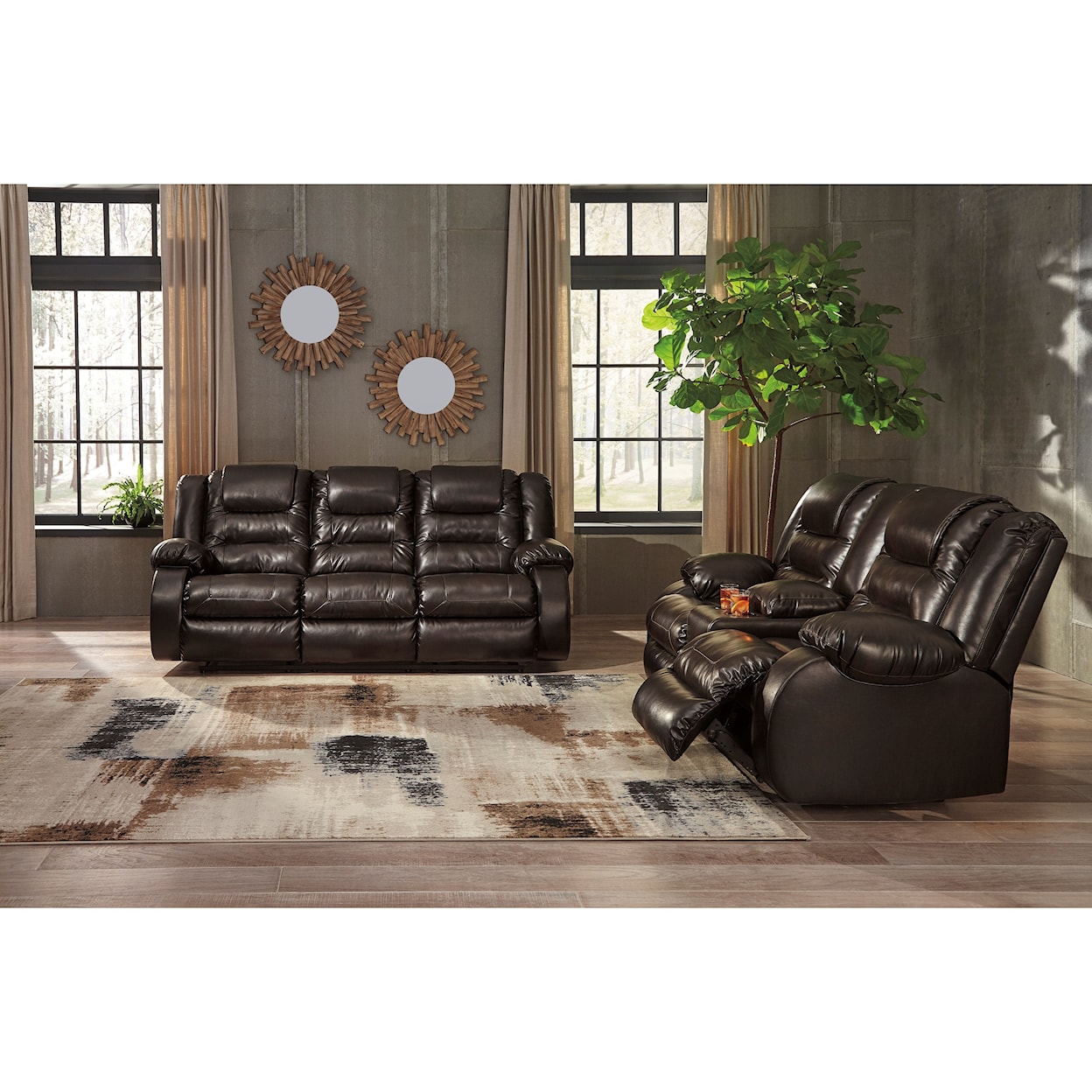 Ashley Furniture Signature Design Vacherie Reclining Living Room Group