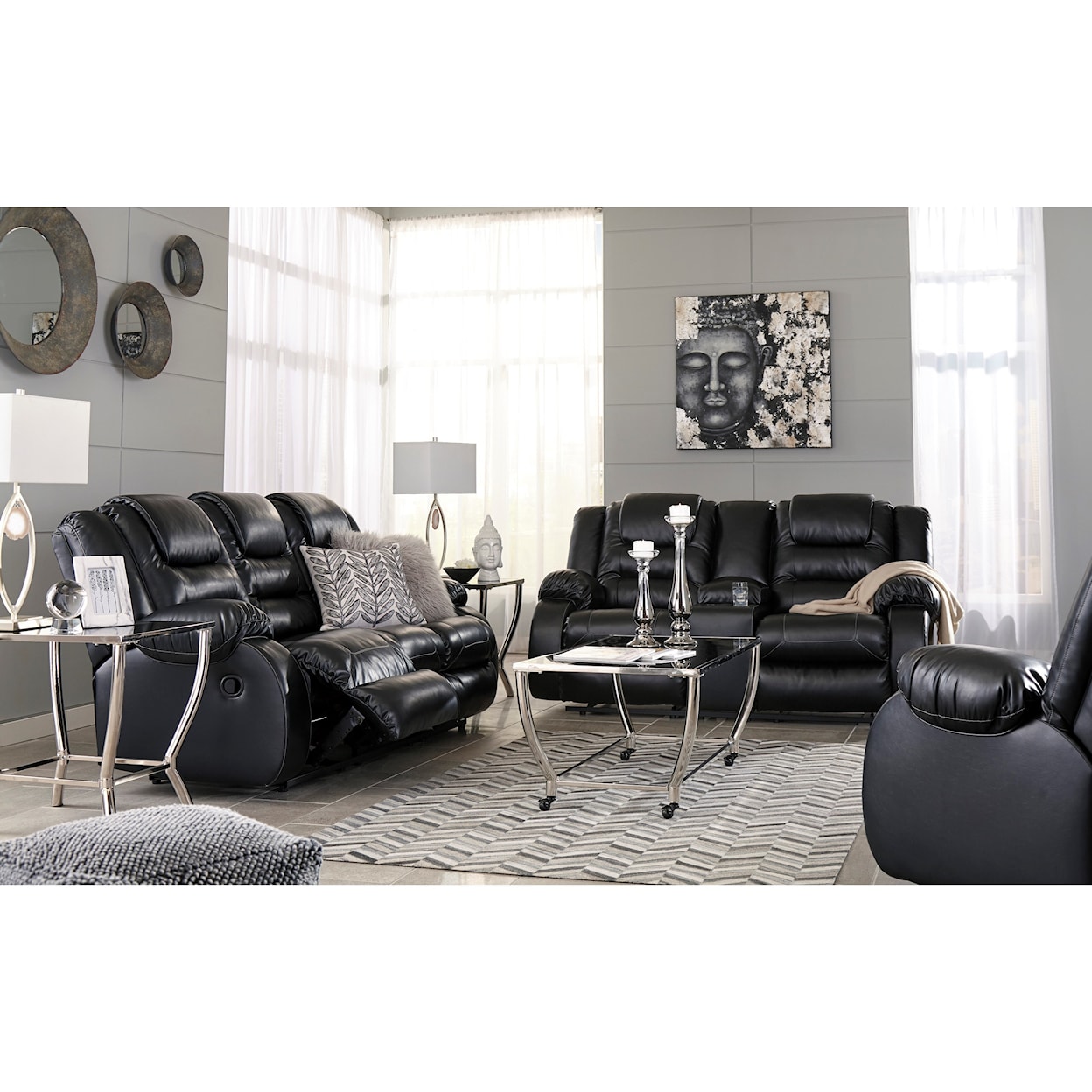 Signature Design by Ashley Vacherie Reclining Living Room Group