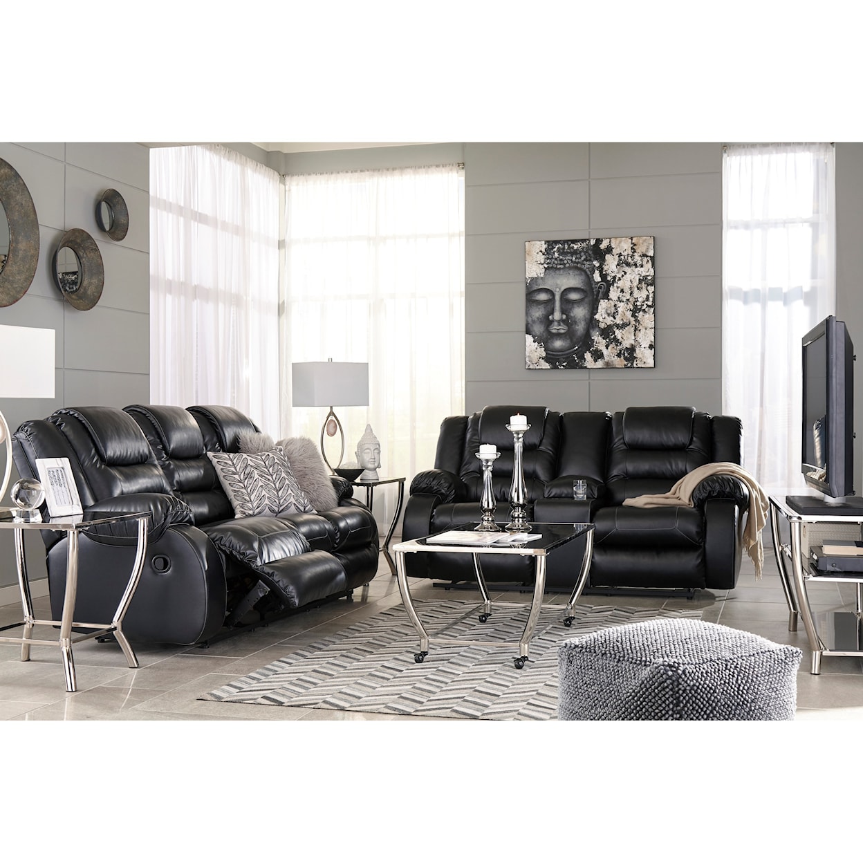 Signature Design by Ashley Vacherie Reclining Living Room Group