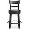 Signature Design by Ashley Valebeck 24" Upholstered Swivel Bar Stool