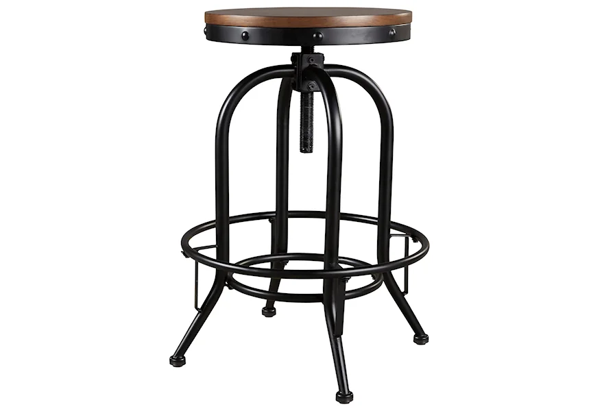 Valebeck Tall Swivel Barstool by Signature Design by Ashley at Royal Furniture