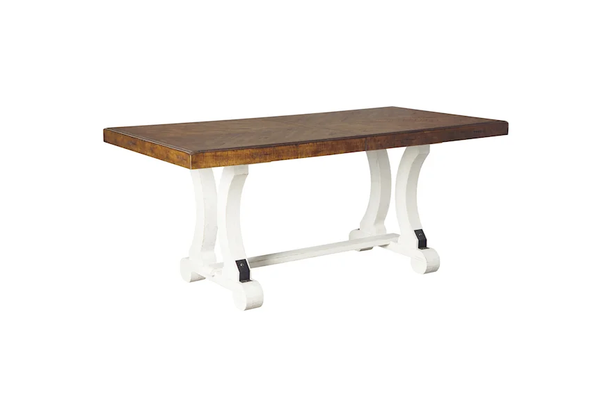 Valebeck Rectangular Dining Room Table by Signature Design by Ashley at Malouf Furniture Co.