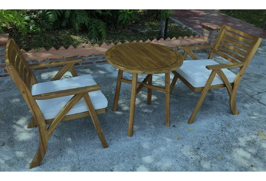 Vallerie Table and 2 Chairs Bisto Set by Ashley (Signature Design) at Johnny Janosik