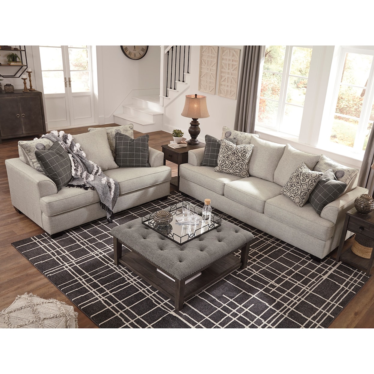 Ashley Furniture Signature Design Velletri Stationary Living Room Group