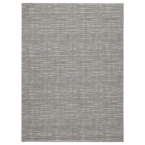Norris Taupe/White Medium Rug