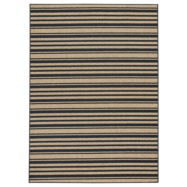 Joffrey Black/Tan Medium Rug