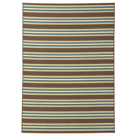 Matchy Lane Brown/Blue/Green Large Rug