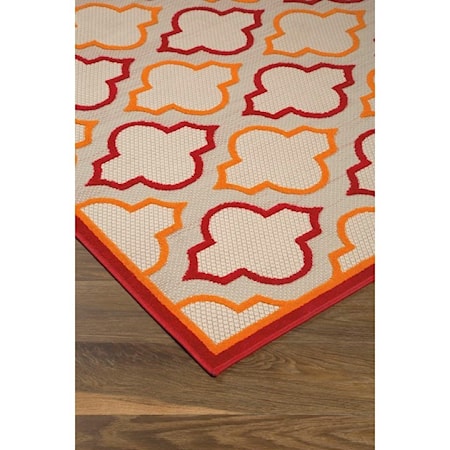 Jebediah Red/Orange Medium Rug