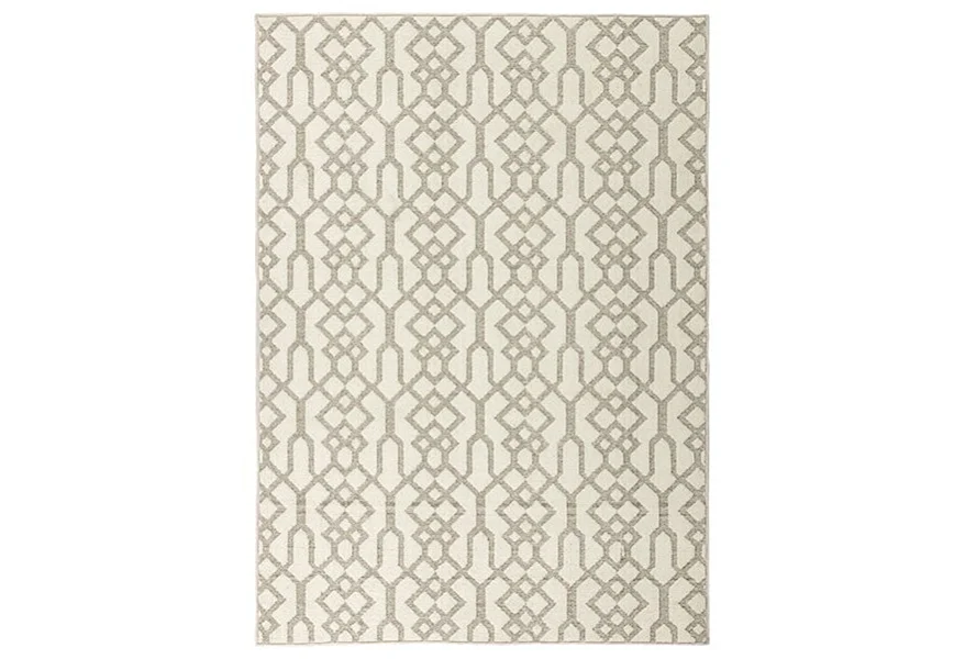 Casual Area Rugs Coulee Natural Large Rug by Signature Design by Ashley at Royal Furniture