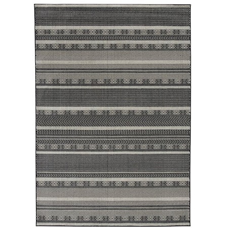 Jeven Black/Cream Large Rug