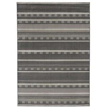 Jeven Black/Cream Medium Rug