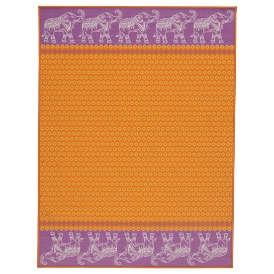 Maximus Orange Medium Rug