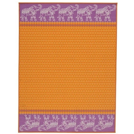 Maximus Orange Medium Rug