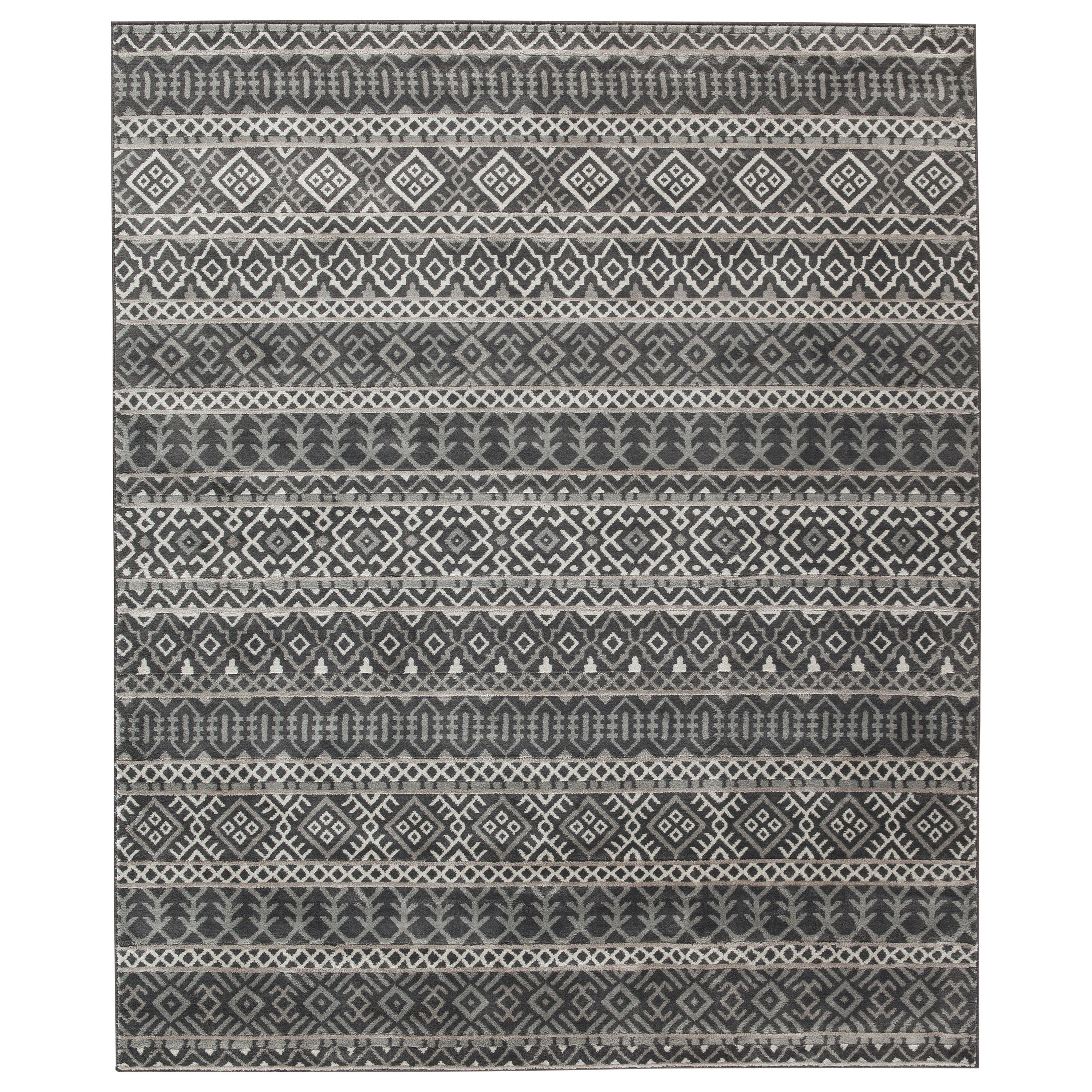 Joachim Black/Tan Medium Rug