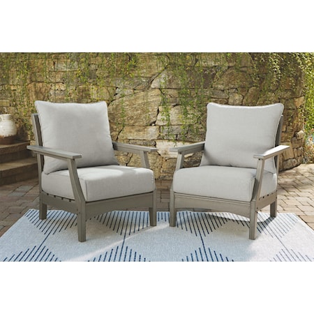 2 Lounge Chair With Cushion