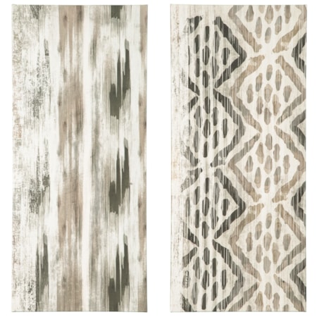 Draper Brown/Black Wall Art Set