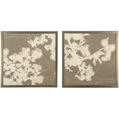 Baibre Cream/Taupe Wall Art Set