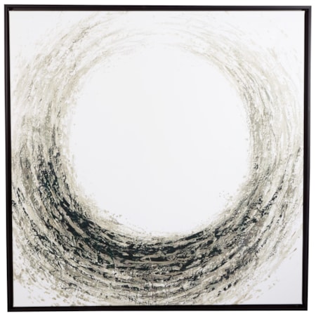 Kerianne Black/Taupe/White Wall Art