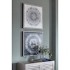 Signature Design by Ashley Wall Art Monterey Blue/White Wall Art Set