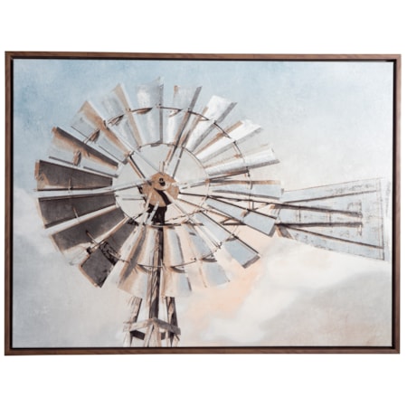 Elvi Gray/Blue Wall Art