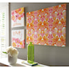 Ashley Furniture Signature Design Wall Art Jachai Orange/Pink/White Wall Art