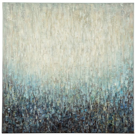 Pearl Navy/Teal/Tan Wall Art