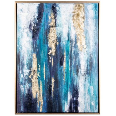 Dinorah Teal Blue Wall Art