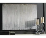 Signature Design by Ashley Wall Art Paytah Silver Finish Wall Art