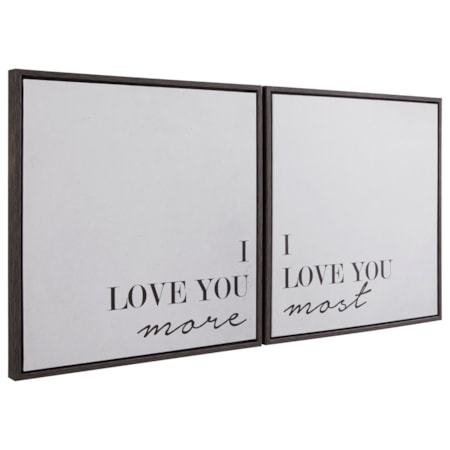 Adeline Black/White Wall Art Set