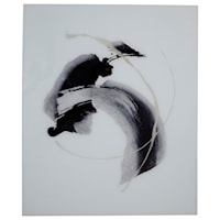 Jenise Black/Silver/Champagne Glass Wall Art