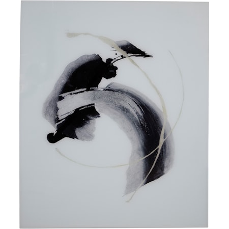 Jenise Black/Silver/Champagne Glass Wall Art