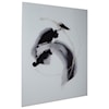 Ashley Furniture Signature Design Wall Art Jenise Black/Silver/Champagne Glass Wall Art