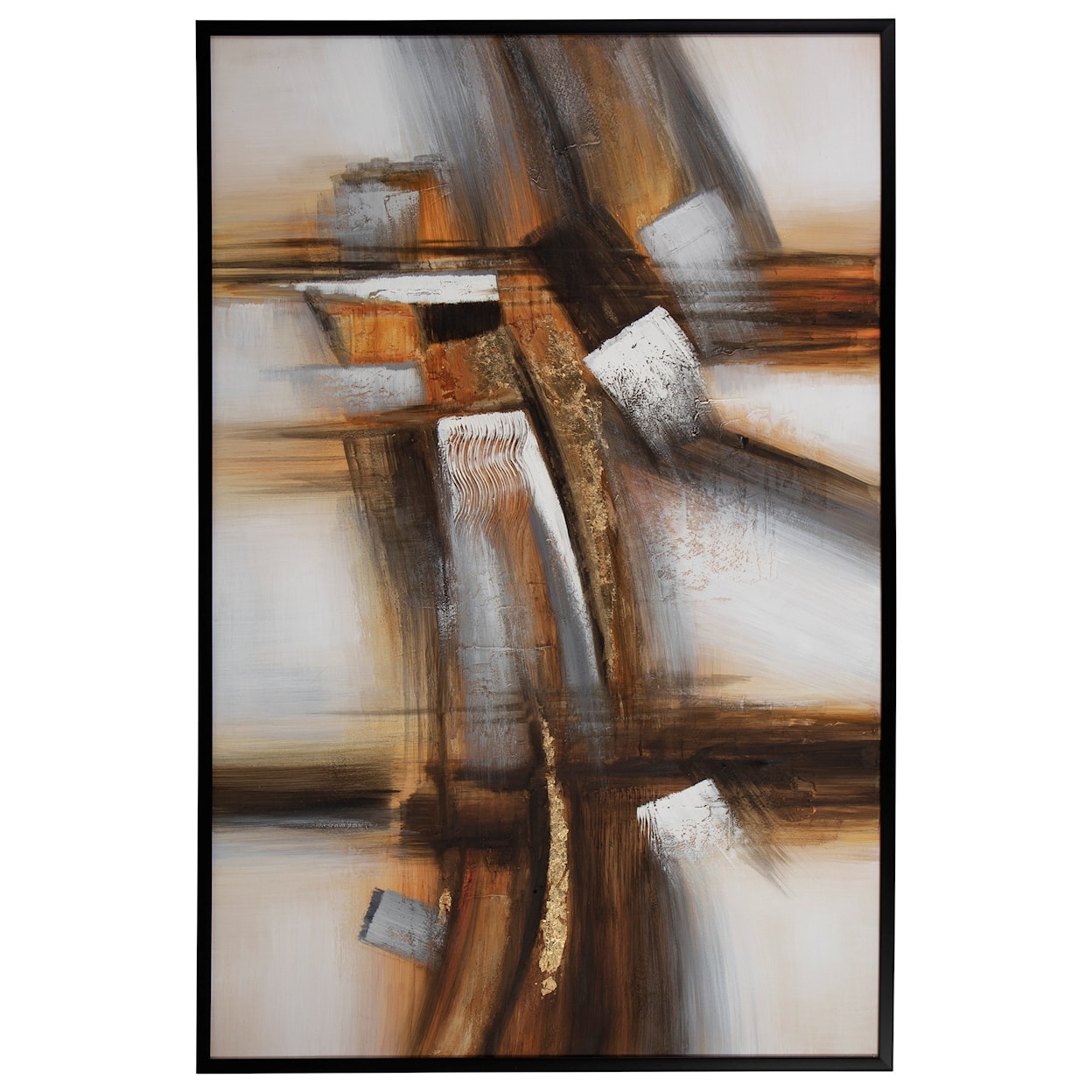 Signature Design by Ashley Wall Art Treynick Gray/Brown/Black Wall Art