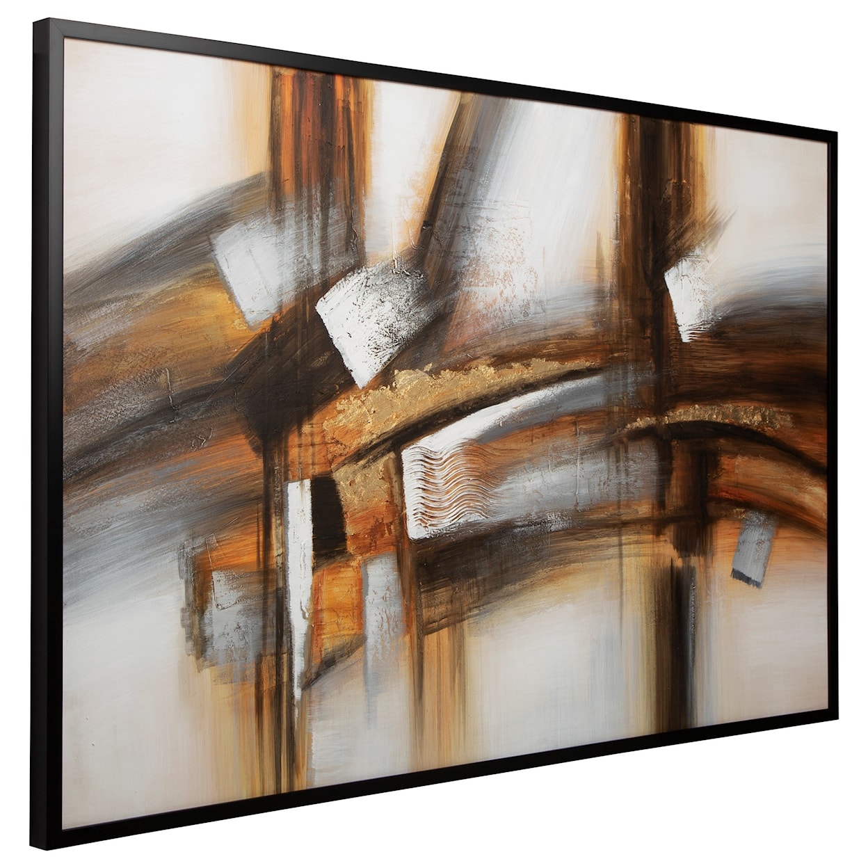 Signature Design by Ashley Wall Art Treynick Gray/Brown/Black Wall Art