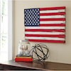 Signature Design by Ashley Wall Art Denholm Red/White/Blue Wall Decor