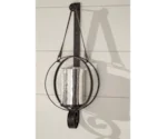 Signature Design by Ashley Wall Art Despina Brown Wall Sconce