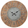 Signature Design by Ashley Furniture Wall Art Payson Antique Gray/Natural Wall Clock