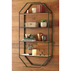 Ashley Furniture Signature Design Wall Art Elea Black/Natural Wall Shelf