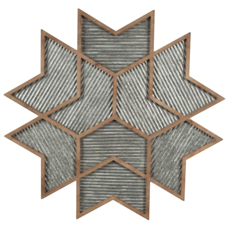 Bailess Antique Gray/Natural Wall Decor