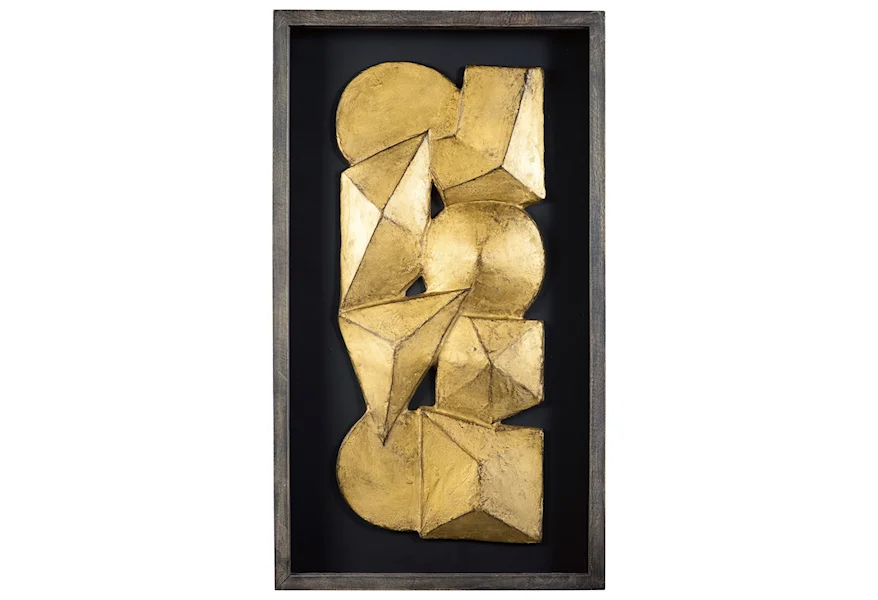 Wall Art Grantton Antique Gray/Gold Finish Wall Decor by Ashley at Morris Home