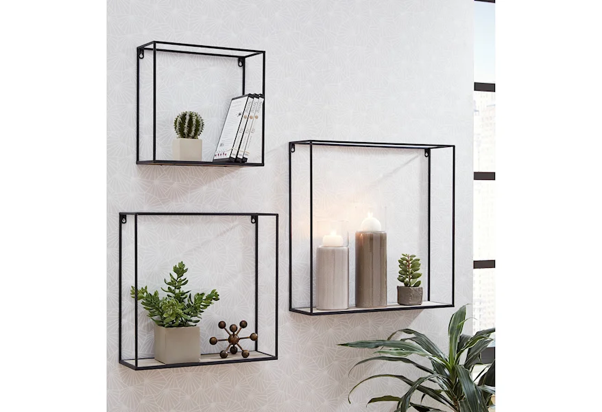 Wall Art Efharis Wall Shelf Set by Signature Design by Ashley at Zak's Home Outlet