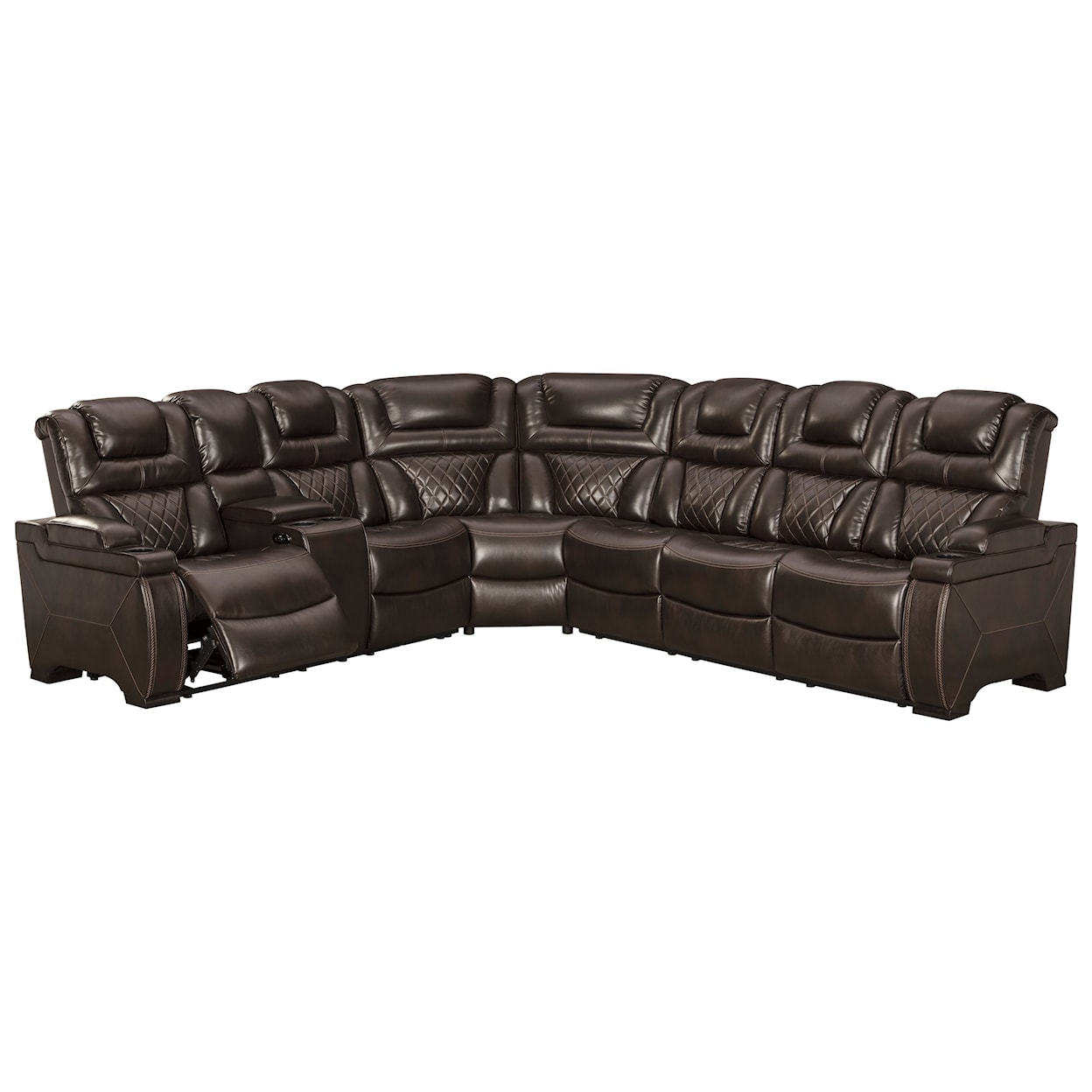 Signature Design by Ashley Warnerton Power Reclining Sectional