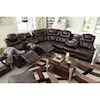 Signature Design by Ashley Warnerton Power Reclining Sectional