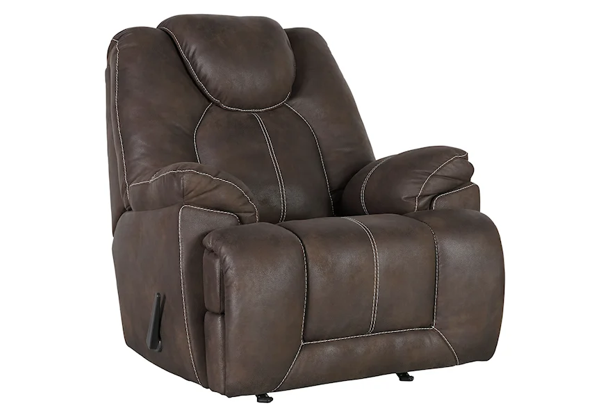 Warrior Fortress Rocker Recliner by Signature Design by Ashley at Corner Furniture