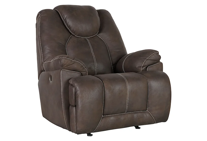 Warrior Fortress Power Rocker Recliner by Signature Design by Ashley at Beck's Furniture