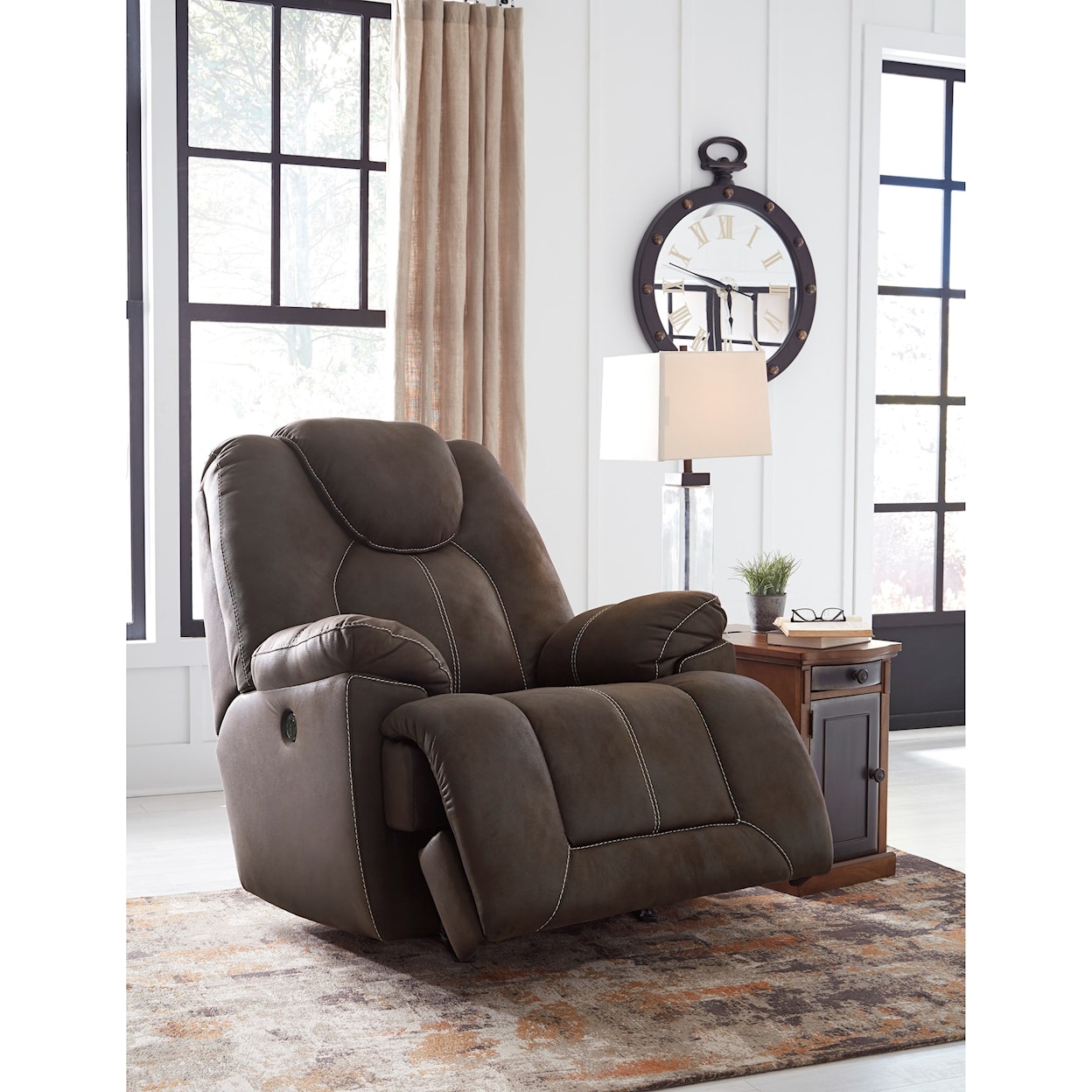 Signature Design by Ashley Furniture Warrior Fortress Power Rocker Recliner