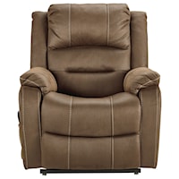 Faux Leather Power Lift Recliner