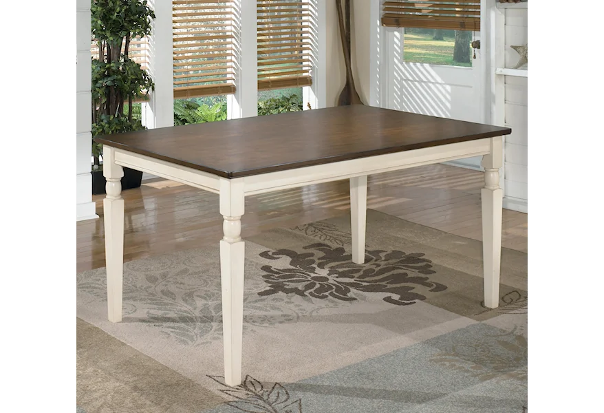 Whitesburg Rectangular Dining Room Table by Signature Design by Ashley at VanDrie Home Furnishings