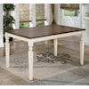 StyleLine TOFFEE Rectangular Dining Room Table