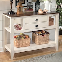 Two-Tone Dining Room Server